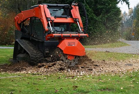 skid steer mounted stump grinders